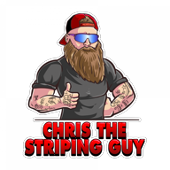 Chris The Striping Guy logo